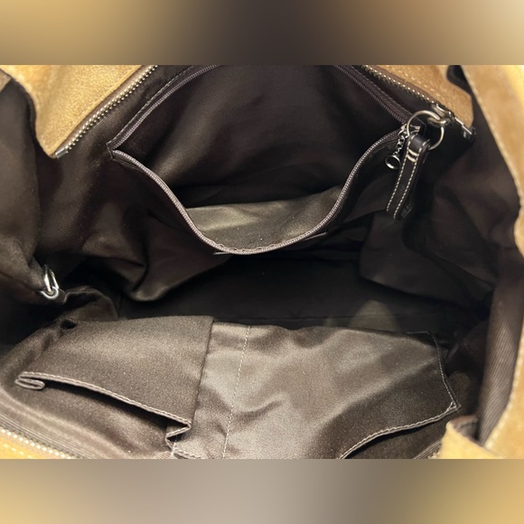 Coach Tan Suede Bucket Bag F11094 - Picture 3 of 6